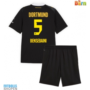 Billiga Borussia Dortmund Ramy Bensebaini #5 Bortatröja Barn 2026-27 Kortärmad (+ Korta byxor)